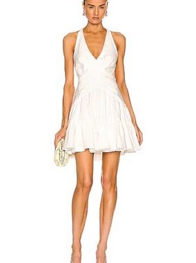 zimmermann edie drop waist short dress Edie Button Down Short Dress by Zimmermann for Hire – High St. Hire